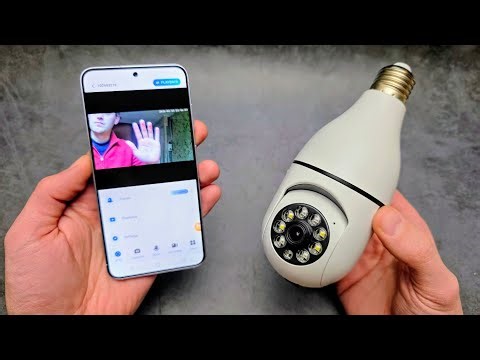 How to SETUP & Use - V380 PRO Bulb Security Camera , Smart WIFI CCTV IP Wireless Light Bulb Camera