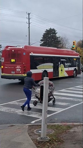 New TTC Electric Bus operating the 924 Victoria Park Express Network at Finch in Toronto - Transit