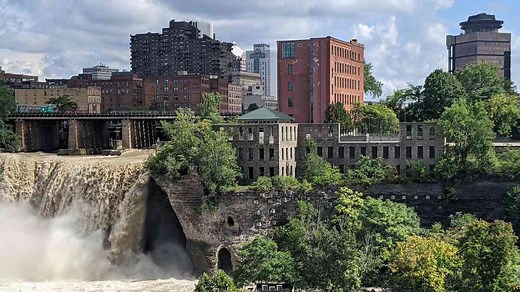 High Falls on the Genesee River - Day Trips Around Rochester, NY