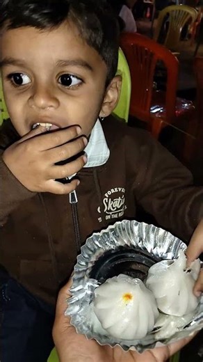 😍विहान मोदक खाल्ल्यानंतर किती छान रिजेक्शन देतो#new #cutebaby #baby word#short video