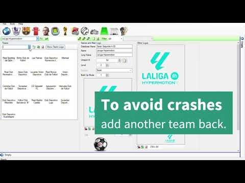 How To Update/Change Teams Between Leagues and Update Team Crest Using Creation Master