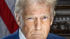 Expert unpicks Trump's 'tough guy' new portrait as he recreates famous mugshot