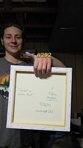 # 292 is on etsy and I'll be live mon-fri 8pm central time 😊 see you tonight #painting #art #artist #artistsoftiktok #oilpainting