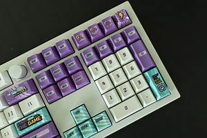 Purple Retro Arcade Game Keycap Set: Cherry Profile, PBT - Etsy