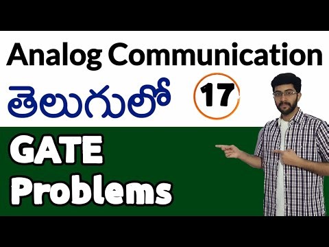 GATE Questions | Analog Communication in Telugu Vamsi Bhavani ECE