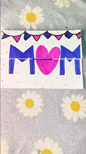 🩷easy card for birthday||mom✨#youtubeshorts #shorts #cards #birthday #handmadecards #trending #diy