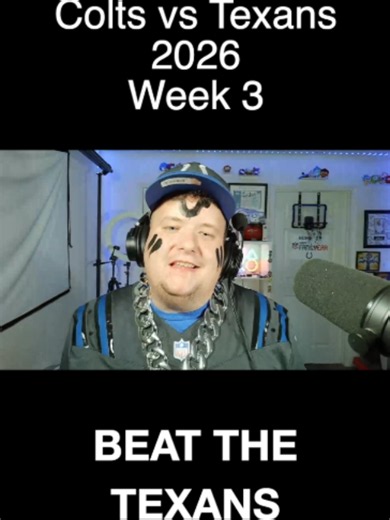 Colts vs Texans 2026 Season Week 3 Team Song Anthem