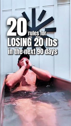 20 rules for losing 20 lbs in the next 90 days