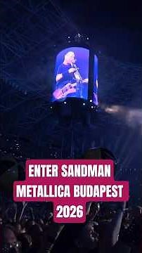 Metallica - Enter Sandman, LIVE 2026, Budapest #metallica #ytshorts