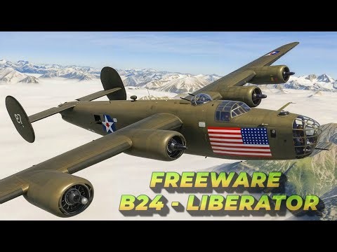 Clouds of Fire | B-24 Liberator Repack | Freeware Plane MSFS | 4K