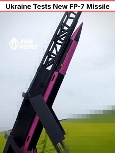 Ukraine Tests New FP-7 Missile #shorts