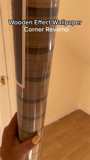 If you dont want to commit to wood pannels in a room this is great low cost alternative 👍🏼 #wallpaper #hometiktok #hometips #beforeandafter #beforeandafterhome #fyp #foryoupage