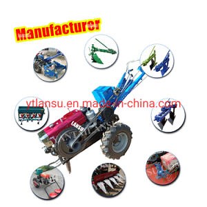 [Hot Item] 15HP Diesel Engine Walking Tractor with Tiller Hot Selling to India