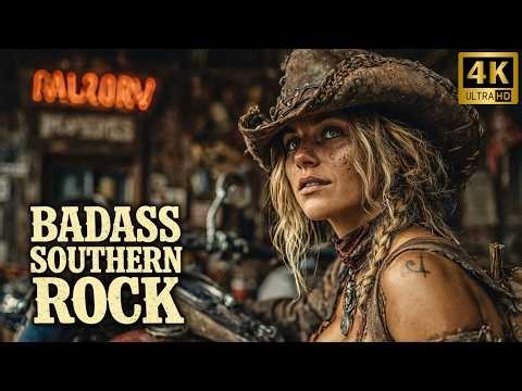 BAD ASS Southern Rock Convoy 🔥 Loud Texas Highways & Biker Rage 1 Hour Playlist 4K Ultra HD 2026
