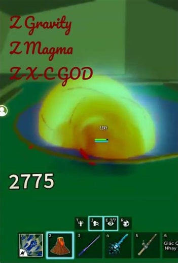 How to combo Magma🌋#shortvideo #roblox #bloxfruits