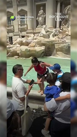 📲 Viral Trevi Fountain Clip Sparks Outrage in Rome