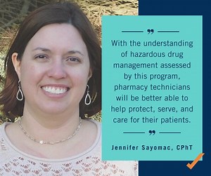 2K views · 21 reactions | Are you considering applying for our new Hazardous Drug Management Certificate? Read this viewpoint from Jennifer Sayomac, CPhT, a Lead Pharmacy Technician at Rogel Cancer Center at The University of Michigan. https://www.ptcb.org/viewpoints/jennifer-sayomac-cpht | Pharmacy Technician Certification Board (PTCB) | Facebook