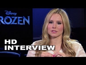Frozen: Kristen Bell "Anna" On Set Movie Interview | ScreenSlam