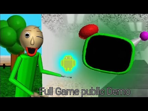 Baldi's Basics Full Game Public Demo//Baldi's Basics Android