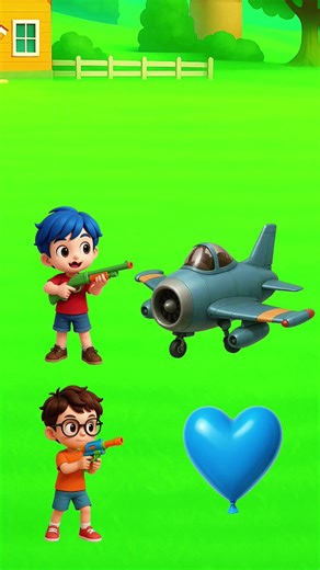 pop the balloon and get a prize #shorts #funny #cartoon #animation