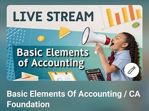 📢Live Stream: Basic Elements of Accounting – Easy Guide for Beginners