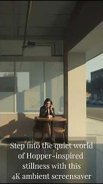 Hopper Inspired Quiet Spaces | Cinematic Wallpapers, Screensavers & Wall Art #Shorts