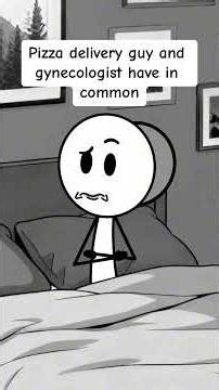 Pizza delivery guy and gynecologist have in common #husbandwife #marriedlife #animation #funny