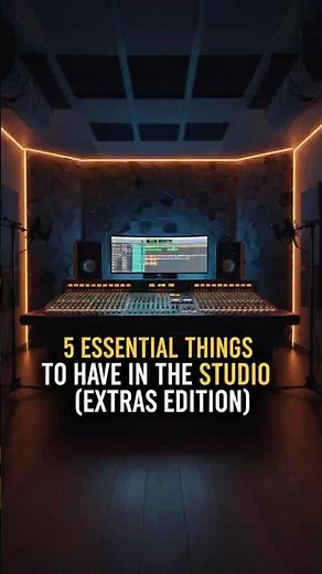 Studio essentials… but not the gear 👀🎧. What’s one non-gear thing you always need in the studio?👇