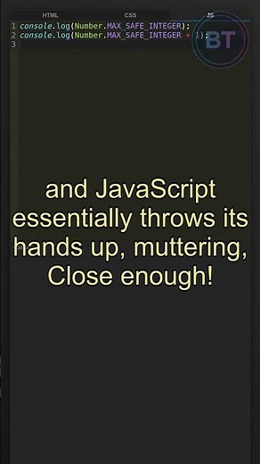 JavaScript Number Limit You Should Know (MAX_SAFE_INTEGER) #coding