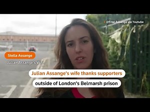 Julian Assange’s wife thanks supporters outside London prison | REUTERS