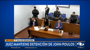 La juez 61 conocimiento de Bogotá dejó en firme la captura de John Poulos, señalado de asesinar a la joven DJ Valentina Trespalacios. Sucedió durante una audiencia de apelación pedida por la defensa del acusado. Ampliación >> https://bit.ly/3oggs48 | Noticias Caracol