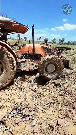 How Does a Stick Pull a Tractor Out of Mud? 🤯🚜