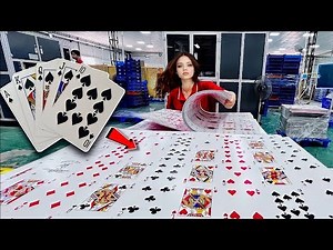 From Factory to Table: Inside the Production Process of Poker Cards. (full Process) Within 4 minutes