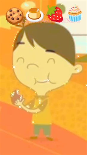 🍪🍮🍓🧁 cartoon mukbang