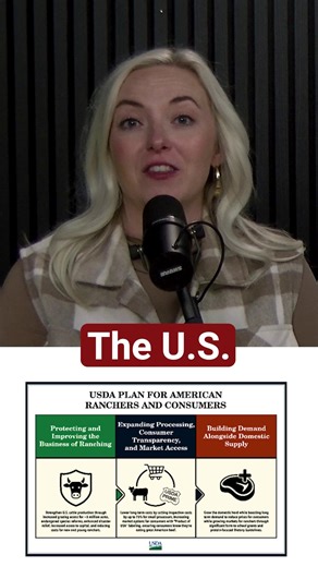 The U.S. Department of Agriculture announced a new plan last week to try and strengthen the nation’s beef industry! 🥩 Here's some of the points the report shared. ⬇️ Another update includes the agency’s plan to begin enforcing the “Product of USA” label on January 1, 2026, ensuring only beef born, raised and slaughtered in the U.S. can carry that claim. #USDA #BeefIndustry #Agriculture #Farming #Beef #AmericanBeef | Ag News Daily