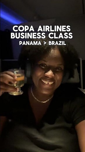 COPA AIRLINES BUSINESS CLASS | PANAMA TO BRAZIL #copaairlines #businessclass #brazil