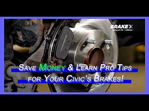 Honda Civic Rear Brake Pad & Rotor Replacement 2016–2025 | Step by Step DIY.