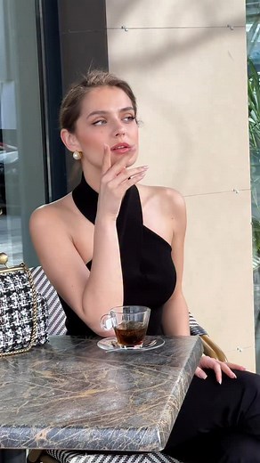 A quiet table, a warm cup, a moment that is hers alone. Elegance lives in the simplest rituals. | Gaâla Paris