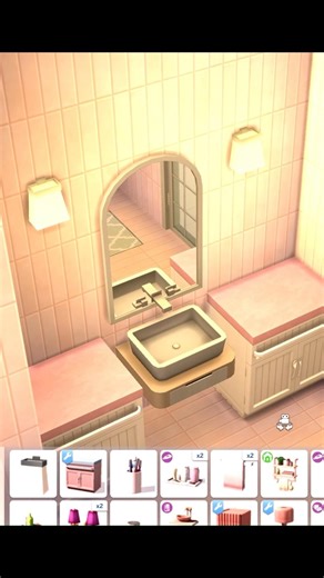 Modern washroom #sims4 #sims4build #speedbuild #cozygaming