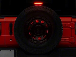 Oracle Jeep Wrangler LED Illuminated Spare Tire Wheel Ring Third Brake Light 4211-003 (Universal; Some Adaptation May Be Required) - Free Shipping