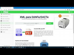 Como imprimir nota fiscal com o arquivo XML - FCO908CTA