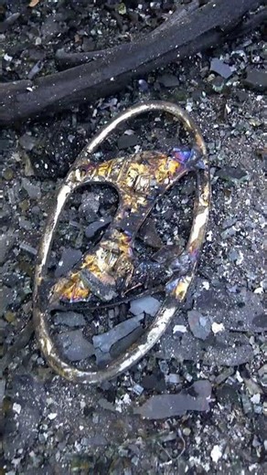 SMRC: Burnt out Van, car logo melted off