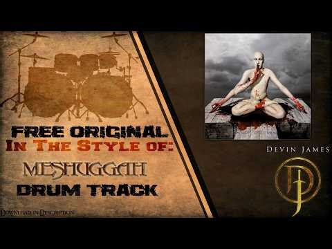 Meshuggah Style Prog Metal Drum Track | 130 BPM | Free WAV Download