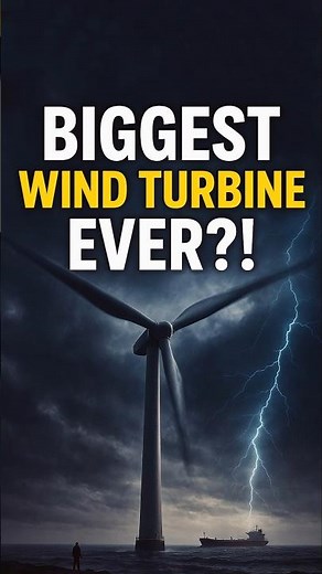 The World’s BIGGEST Wind Turbine Is INSANE 😱 (26 MW Beast!) 🌍 #Shorts