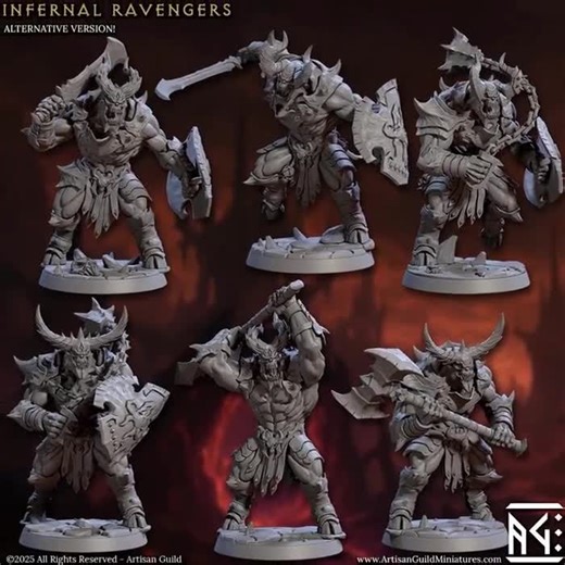 Demon Army Bundle – Infernal Legions for 5e / RPG (32mm Heroic Scale) Modular Resin Miniatures - Etsy