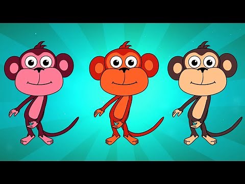 Five Little Monkeys | MiniBus Nursery Rhymes & Kids Songs