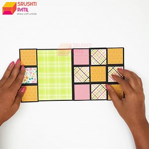 Puzzle photo Card Tutorial by Srushti Patil part 1 | Srushti Patil