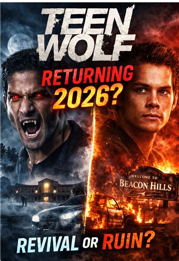 Teen Wolf is returning in 2026, and this news has already divided the fanbase. For some, it’s the long-awaited return of a legend. For others, it’s a risky move that could ruin the memory of the original series. The creators promise a darker and more mature story, where Beacon Hills is no longer the place we remember, and the characters must face the consequences of their past decisions. While the details remain secret, fans are arguing about the most important question: who should return, and w