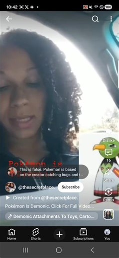 This lady thinks Pokemon are demons 🤦‍♀️#pokemon#conspiracy#commentary