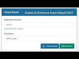 የ 12ኛ ክፍል ውጤት 2017 | Grade 12 Entrance Exam Result 2017 Result.EAES.ET |#exam #entrance
